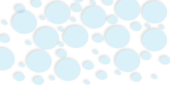 Abstract bubbles vector seamless pattern on white background. Light blue vector layout with circle shapes. Concept for wallpaper, wrapping paper, cards.