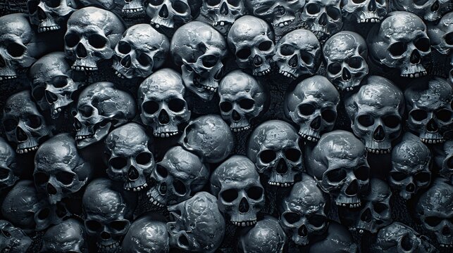 Skulls in the Spotlight A Monthly Celebration of the Macabre Generative AI