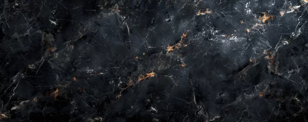 Foto op Plexiglas grunge texture background,black marble background with yellow veins © AMK 