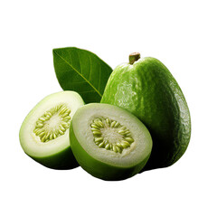feijoa isolated on transparent background, png