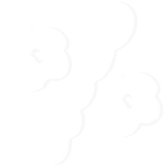 White percentage illustration 