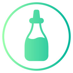 olive oil gradient icon