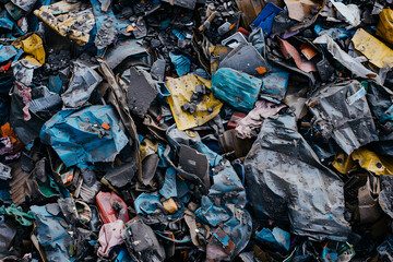 Umweltverschmutzung: M&uuml;llberge symbolisieren die globale M&uuml;llkrise