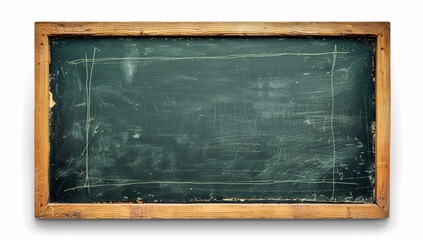 Chalkboard with a Monthly Calendar and Trendy Terminology Generative AI