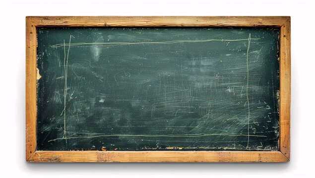 Chalkboard with a Monthly Calendar and Trendy Terminology Generative AI