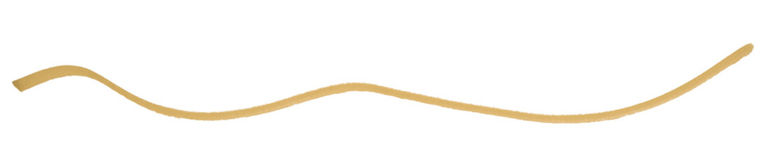 Light brown brush strokes isolated on transparent background.