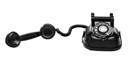 old telephone dial.(clipping path)
