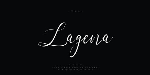 signature Font Calligraphy Logotype Script Brush Font Type Font lettering handwritten	