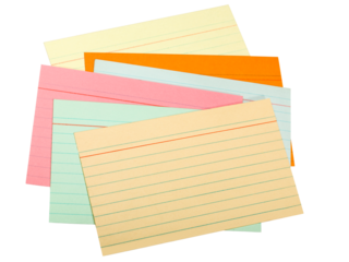 multicolor paper sheet line (clipping path)