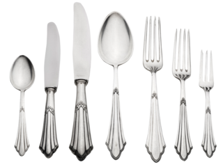 Old Silverware Set - Clipping Path