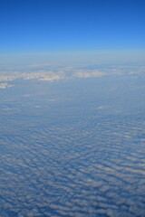 View of Greenland from Jet Plain Window in Winter Nature cold ice Mountains