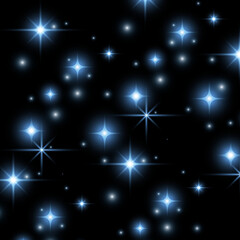 pattern, starry, seamless, night, background, christmas, abstract, vector, design, sky, ar