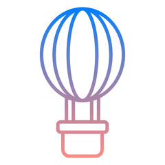 Air Balloon Gradient Linear Style