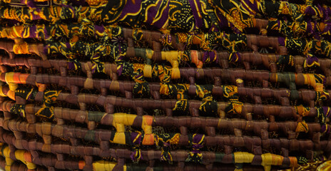 Beautiful art design from silk