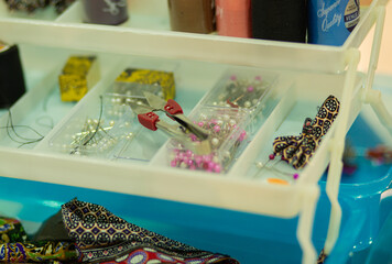 Beautiful art design from silk