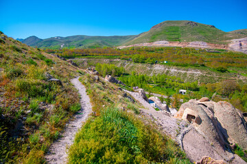 Rustic Trail Leading to Ancient Rocky Village of Kandovan, East Azerbaijan, Iran