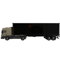 truck isolated on white background