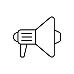 Bullhorn icon vector stock illustration
