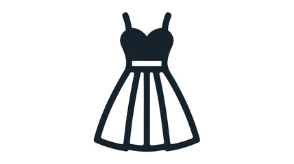 Dress Icon on white background