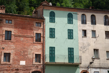 Fototapeta premium Comunanza, historic town in Marche, Italy