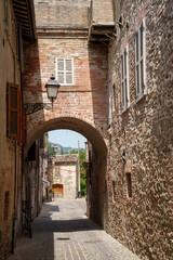 Comunanza, historic town in Marche, Italy
