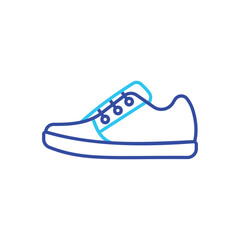 Sneakers icon vector stock illustration