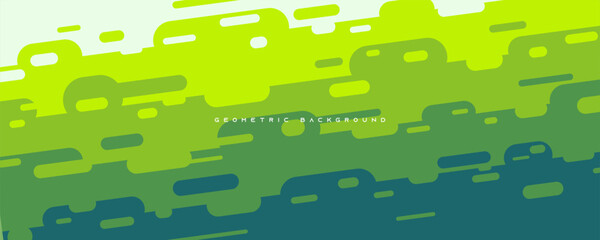 Abstract dynamic green background diagonal geometric shape design vector