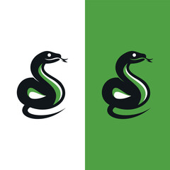 Fototapeta premium SNAKE ICON LOGO VECTOR