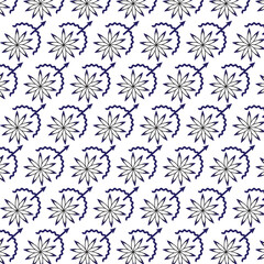 Seamless vector pattern. Background texture in geometric ornamental style.