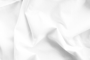  white bedding sheets texture for background - obrazy, fototapety, plakaty