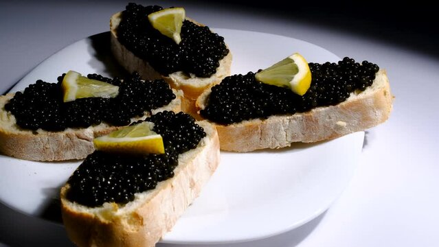 caviar sandwich