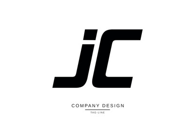 JC, CJ Abstract Letters Logo Monogram Icon Font