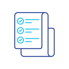 Shopping List icon vector stock illustration