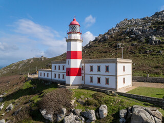 Faro Cabo Silleiro de Baredo en Baiona © Fotos ZonaFreeDrone