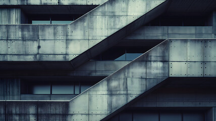 Neo brutalism architecture background