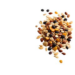 Trail Mix isolated on a transparent background PNG photo