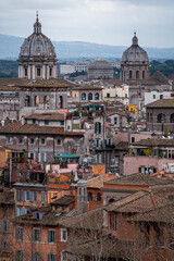 Naklejka premium Rome, Italy, view from Sant Angelo Castle