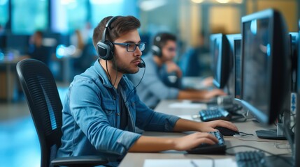 Fototapeta premium the role of the technical support specialist in Analysing Data in a Modern Computing Environment