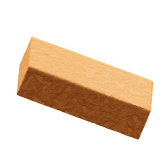 brick 3d abstract object