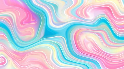 Fototapeta premium Abstract Pastel Hues Background with Swirling Marble Texture