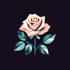  Pink Roses - Vector 