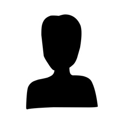 Male and female silhouettes