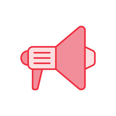 Bullhorn icon vector stock illustration