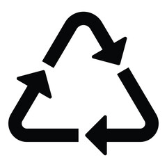 Recycle Symbol Icon - Environmental Recycling Symbol