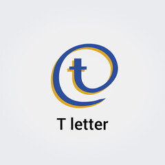 Icone Lettre T pour Design Logos, Symbole, Illustration Pictogramme Monogramme pour Business, Variations Alphabet Isolé Silhouette