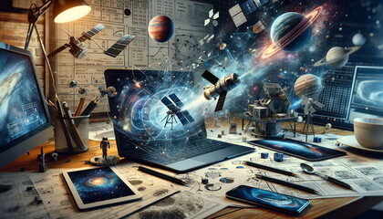 Pioneering Space Exploration through Technology