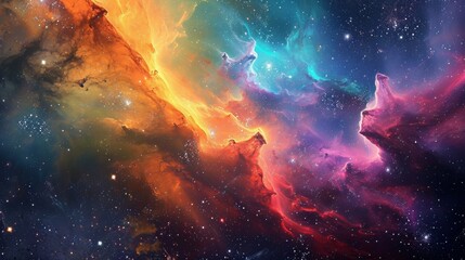 Space galaxy wallpaper. nebula wallpaper. Space background with shining stars. cosmos with stardust. Infinite universe and starry night. Beautiful cosmic Outer Space wallpaper. Planets wallpaper.