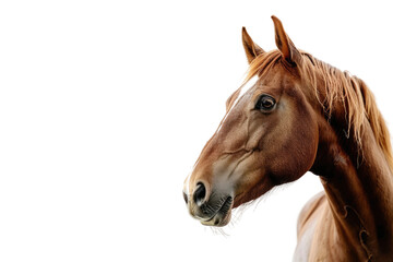 Liver Horse on Transparent Background.