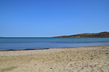 at the beach - Paralia Saravari, Ag. Theodoros, Lemnos, Greece, Aegean sea