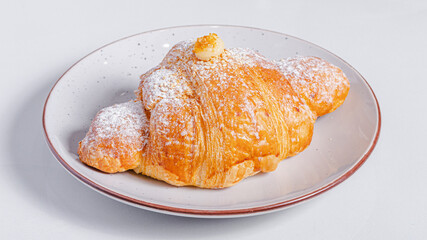 Croissant isolated on white 